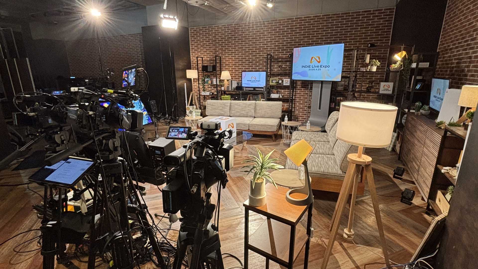 Croak Prime Studio にて、『インディーライブエキスポ 2026.4.25』日本語・英語・中国語・韓国語の4か国語で、計11配信プラットフォームにて、スタジオ・技術・配信サポート